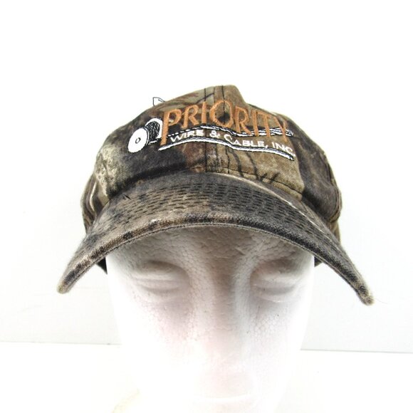 Priority Wire & Cable, Inc Realtree Camouflage Men's Adjustable Strap Back Cap - Picture 2 of 9